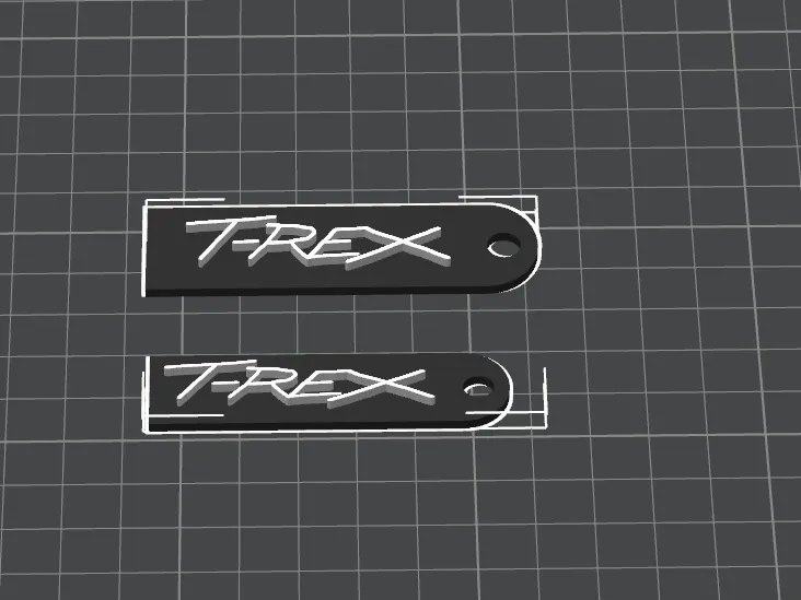 T-Rex Campagna Porte-clé (Keychain)