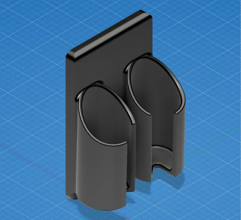 Kareoke dual mic holder - attach to speaker box