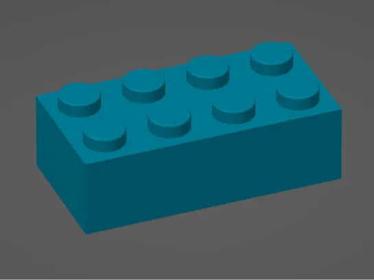 L-ego 2 x 4 brick