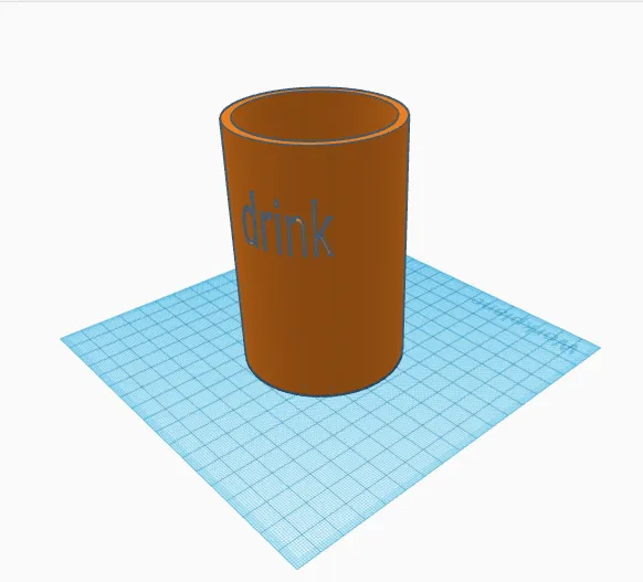 stubby holder with drink in it