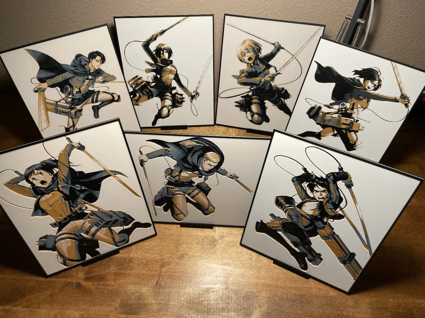 A group of pictures of anime characters
Description automatically generated