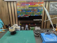 Range-peintures mural pour flacons de modélisme — photo 1
