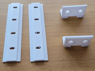 Built-in refrigerator door handle