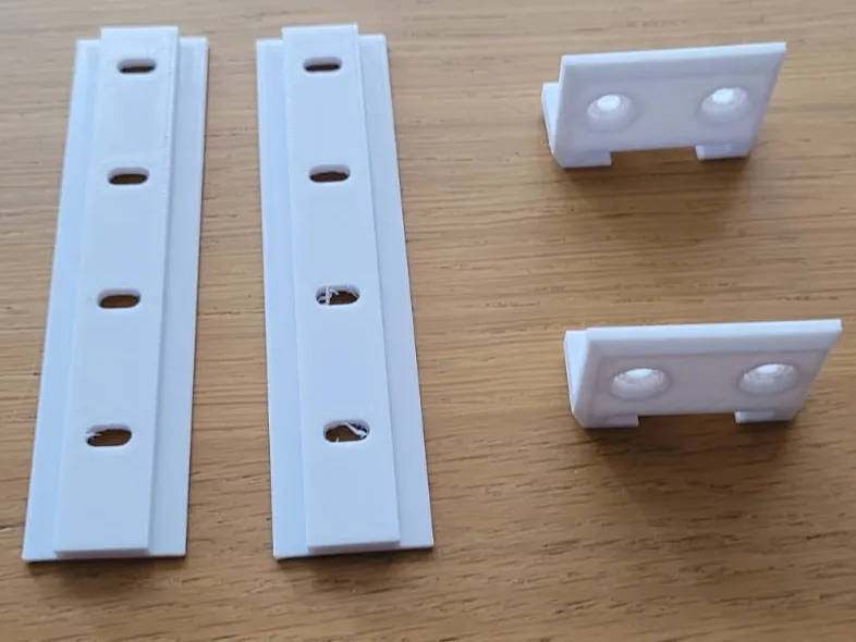Built-in refrigerator door handle