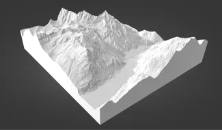 Elevation Model of Altdorf (CH)
