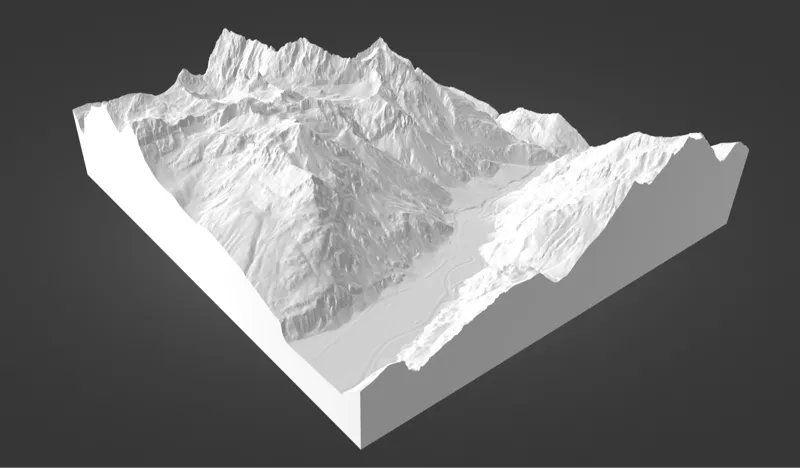 Elevation Model of Altdorf (CH)