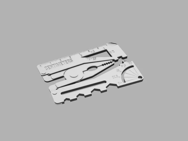 Multi Purpose Measuring Card