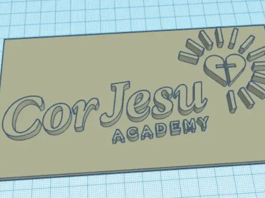 Cor Jesu Academy school logo sign