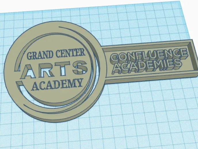 Grand Center Arts Academy logo, Phoenix Bird GCAA