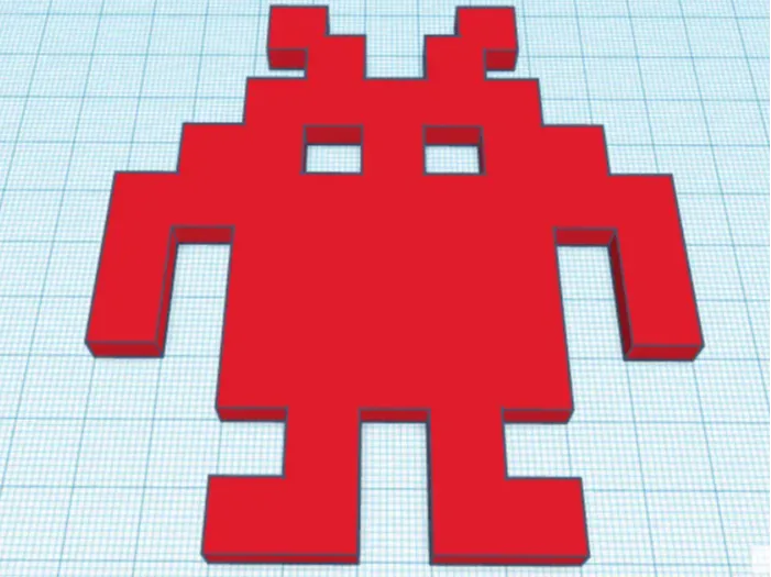 retro 80s arcade style space invader aliens
