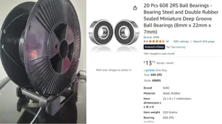 150g Sturdy 1-3KG spool holder