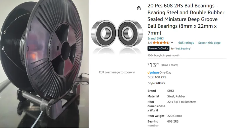 150g Sturdy 1-3KG spool holder