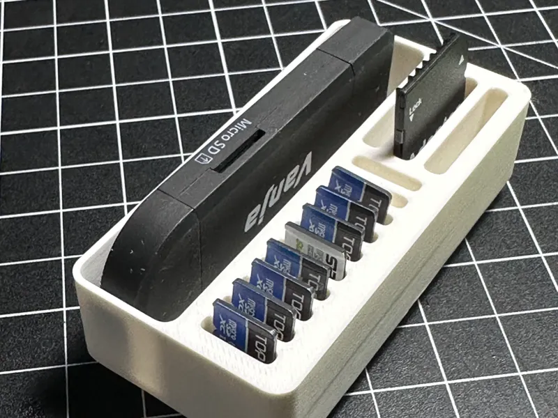Gridfinity Micro SD Card Holder