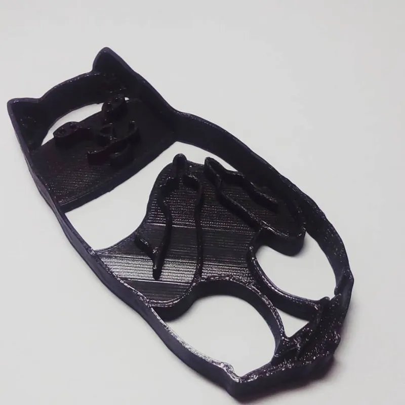 Cat Flicking you off - cookie cutter
