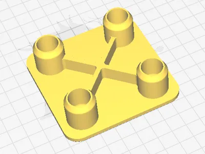 Square tube cover 100x100
