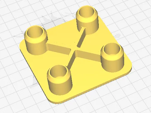 Square tube cover 100x100