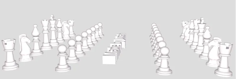 Magnetic chess pieces 
