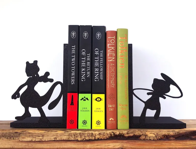 Mew & Mewtwo Bookends