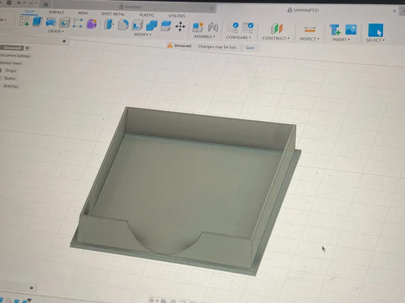 5 x 8 Post it note holder