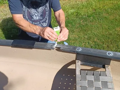 Canoe rail connector