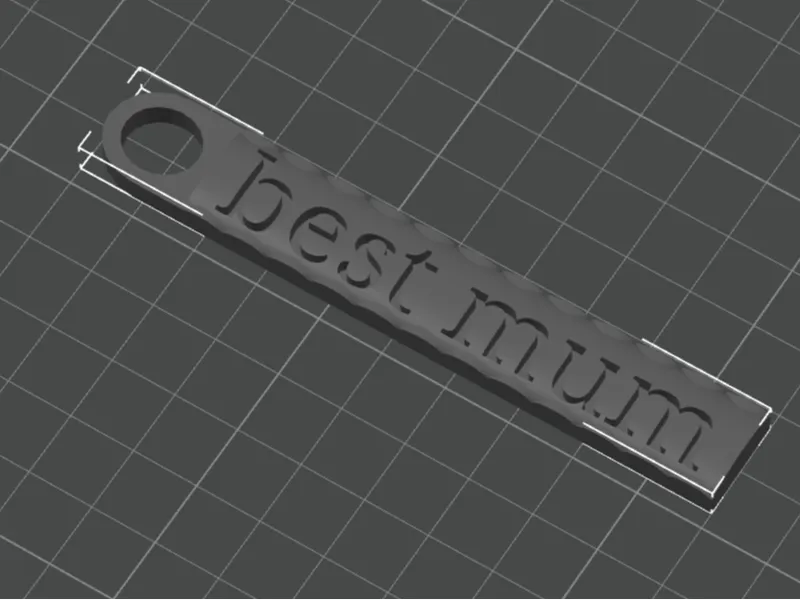 Best Mum Keyring