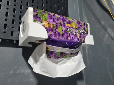 Skadis Tissue Box Holder