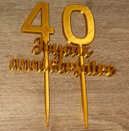 40 ans joyeux anniversaire