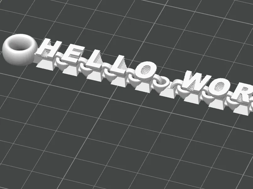 hello world钥匙链