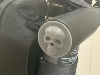 Handle Bar End Cap (with and without skull)