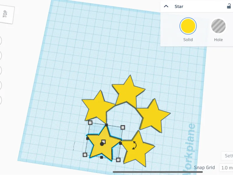 The grand gold stars