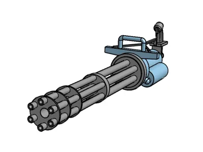 Minigun prop (not functional)