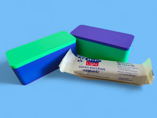 Boîte snack portable 100×40×35 mm