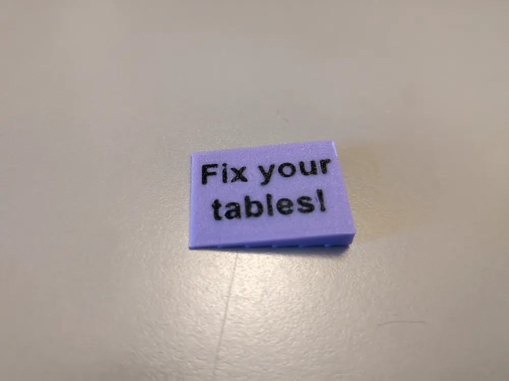 Table leg wedge by geoff.campbell MakerWorld