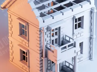 HouseModel_V0005_城镇小屋