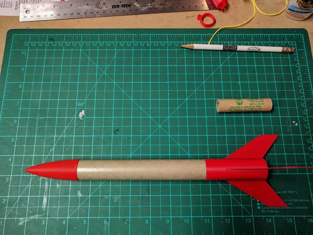 Alpha 3D Model Rocket by Mr Disintegrator - MakerWorld