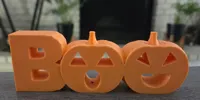 Panneau « Boo » citrouille d'Halloween — photo 1