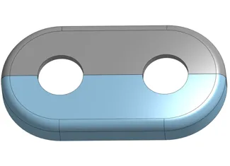 Radiator pipe cover (double)