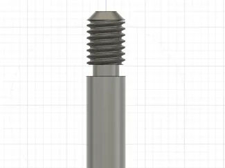 Dowel pin with threaded end - For Holmegaard Lamp