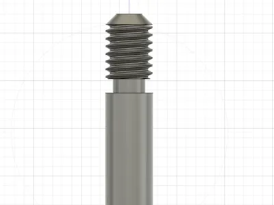 Dowel pin with threaded end - For Holmegaard Lamp