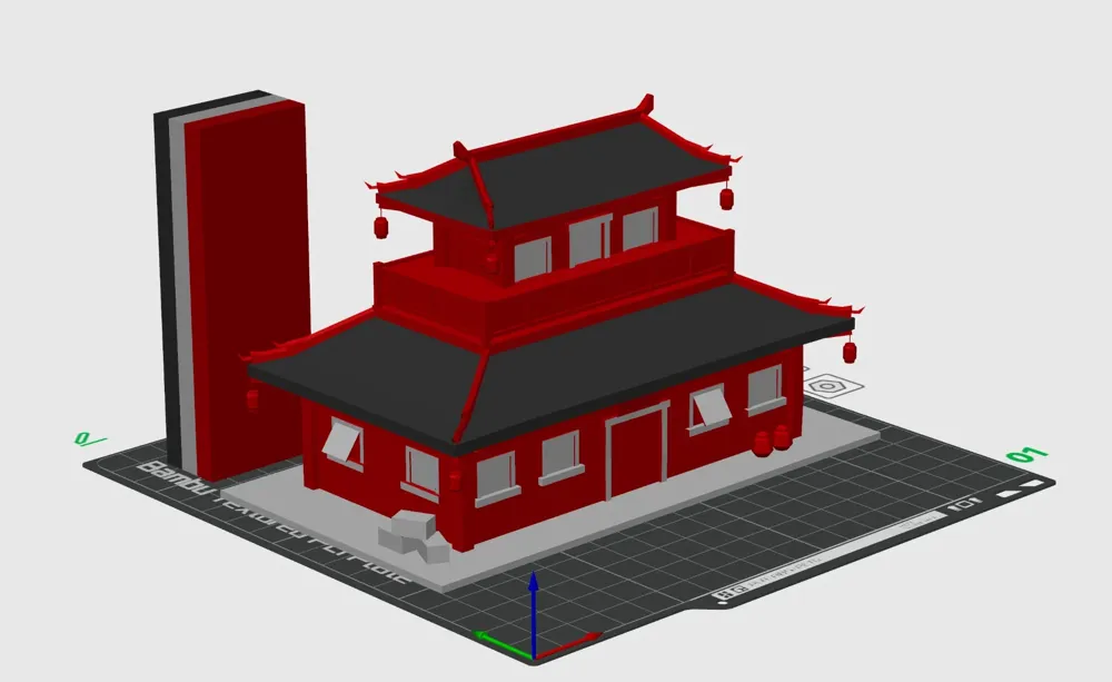 Traditional Chinese Two-Story Building by user_3492148935 MakerWorld ...