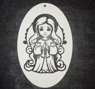 Medalla Virgen Niña