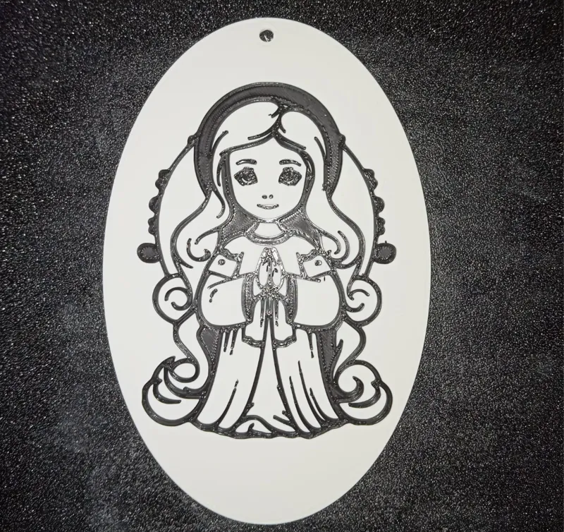 Medalla Virgen Niña