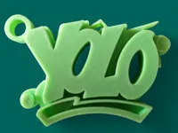 Porte-clés YOLO style graffiti — photo 1