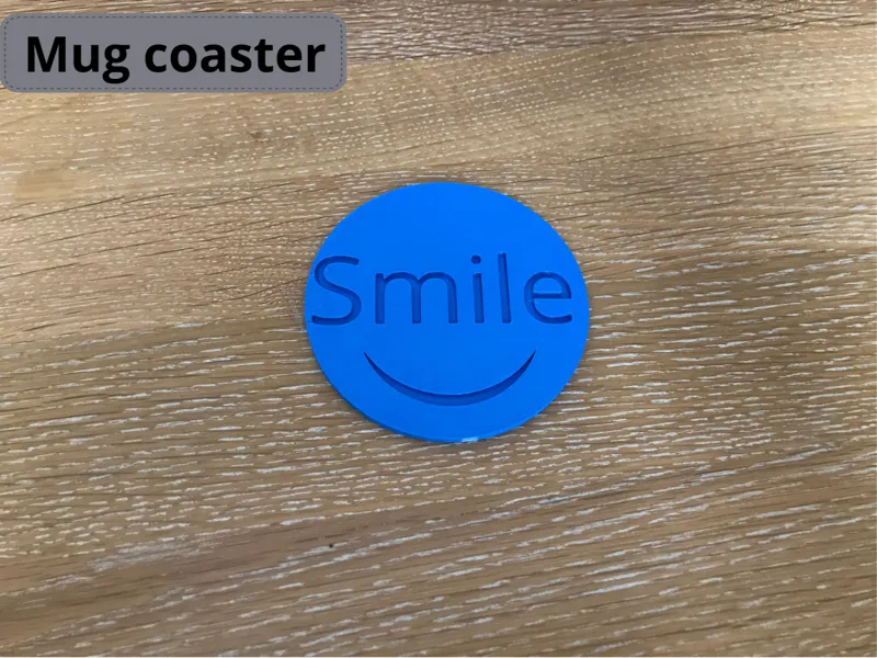Smile mug coaster