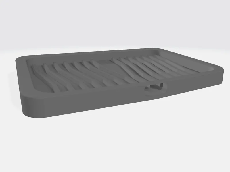 Soap dish for the shower or sink.