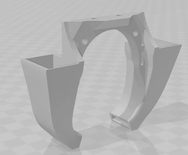 Adapted Dual 5015 Fans for Ender 5 S1