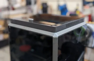 Creality K1 Max Lid Riser - No logo, slimmer vents