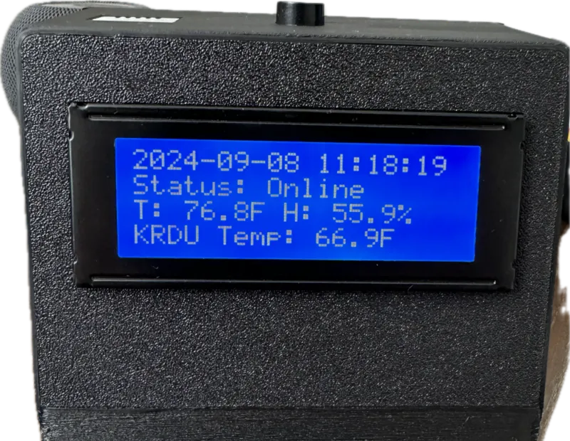 ESP32 Wifi Clock with Weather and HomeAssistant