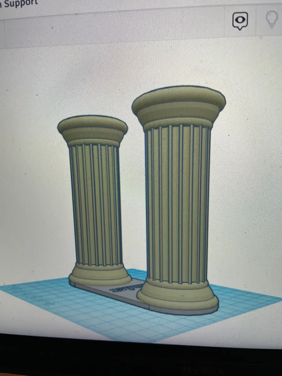 Aquatic Turtle Apartment Columns by Tater Zoid MakerWorld