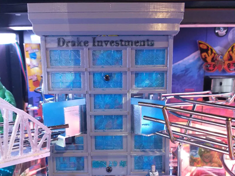 Godzilla Pro Pinball Drake Building Skin 